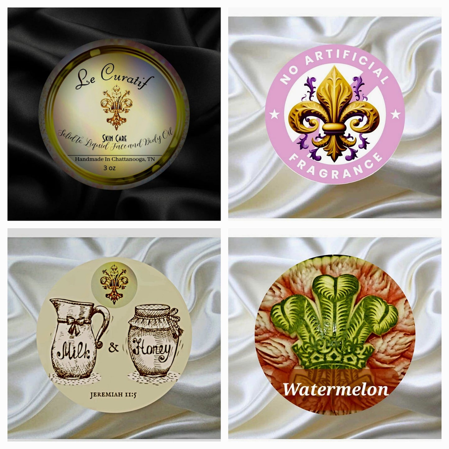 Le Curatif Solid to Liquid Face and Body Oil Milk & Honey